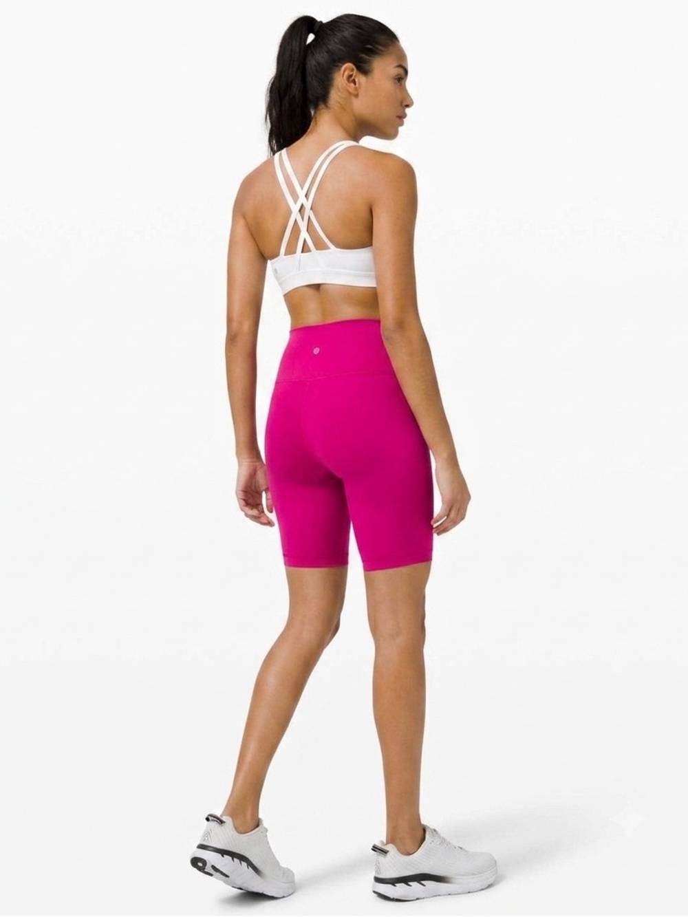 Lululemon Wunder Train High Rise Short 8" Size 6 Ripened Raspberry